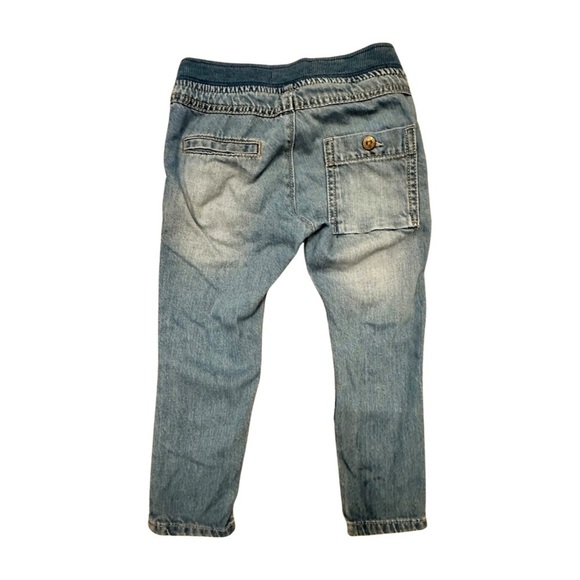 ZARA Kids Jeans Denim Drawstring Blue Size 2-3 - Picture 9 of 10